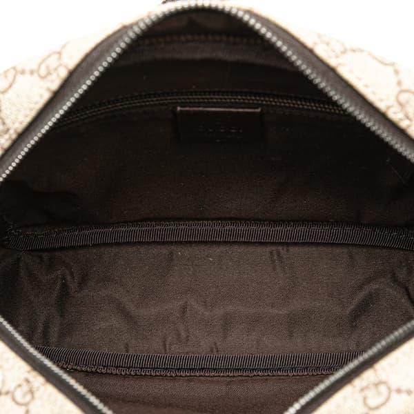 Pre-owned Gucci GG Supreme Crossbody Brown