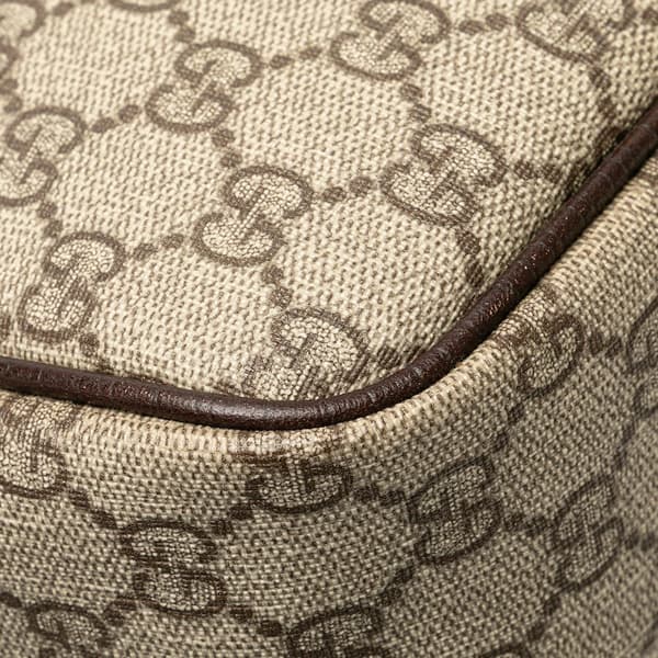 Pre-owned Gucci GG Supreme Crossbody Brown