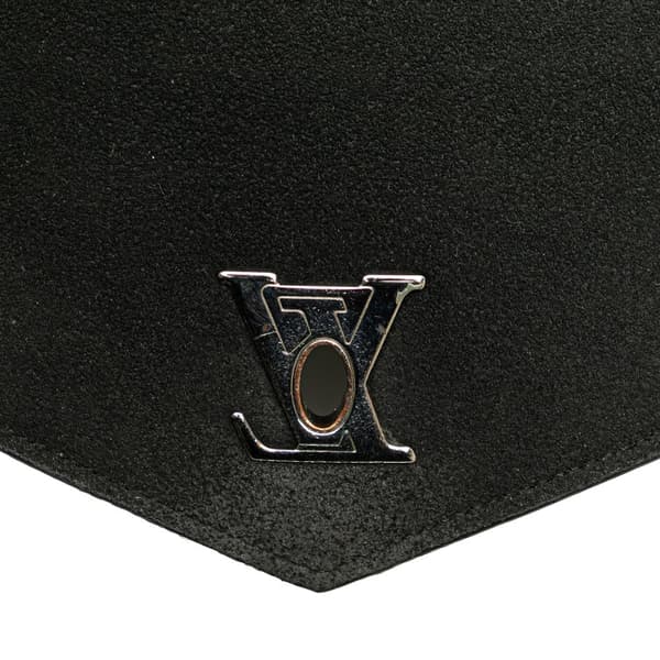 Pre-owned Louis Vuitton MyLockMe Chain Pochette Black