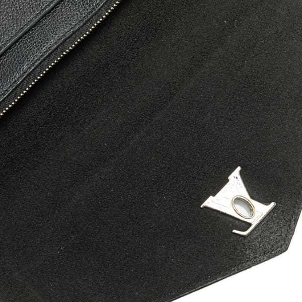 Pre-owned Louis Vuitton MyLockMe Chain Pochette Black