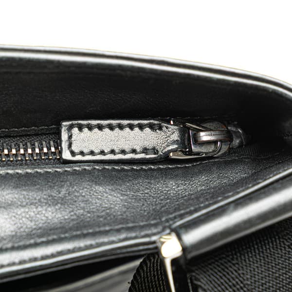 Pre-owned Gucci Guccissima Nylon Crossbody Black