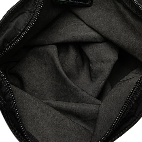 Pre-owned Prada Tessuto Zip Top Crossbody Black
