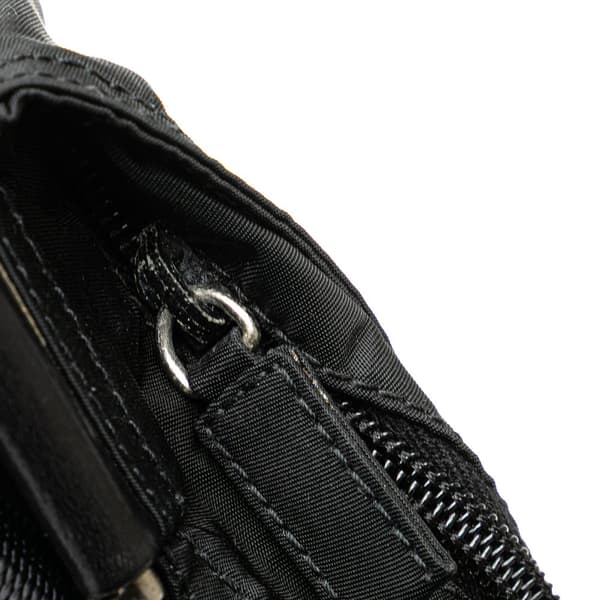 Pre-owned Prada Tessuto Zip Top Crossbody Black