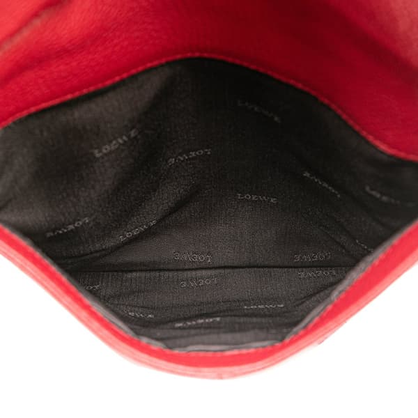 Pre-owned LOEWE Leather Crossbody Red