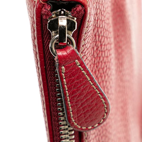 Pre-owned LOEWE Leather Crossbody Red