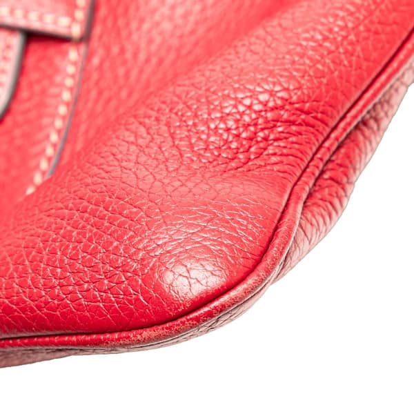 Pre-owned LOEWE Leather Crossbody Red