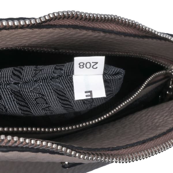 Pre-owned Prada Vitello Daino Crossbody Brown