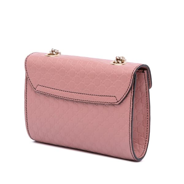 Pre-owned Gucci Mini Microguccissima Emily Crossbody Pink