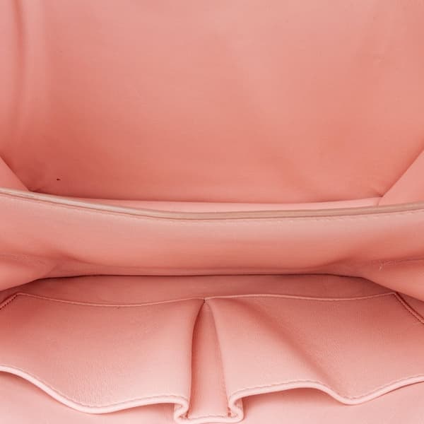 Pre-owned Celine Medium Calfskin Classic Box Pink