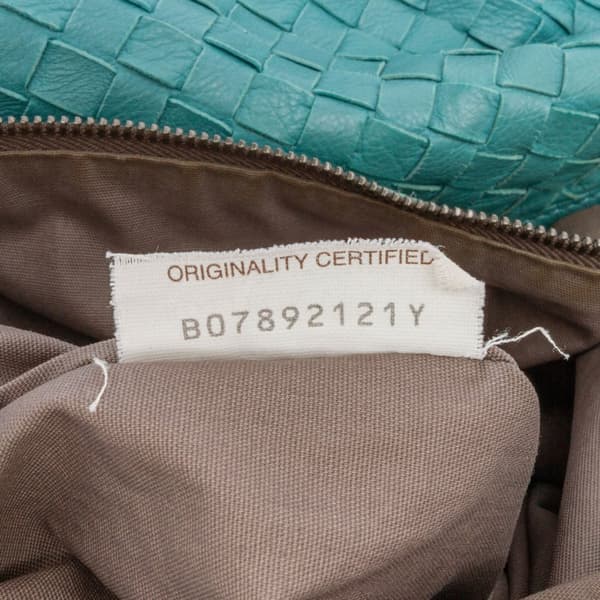 Pre-owned Bottega Veneta Nappa Intrecciato Crossbody Blue