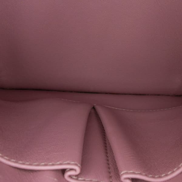 Pre-owned Celine Medium Calfskin Classic Box Pink