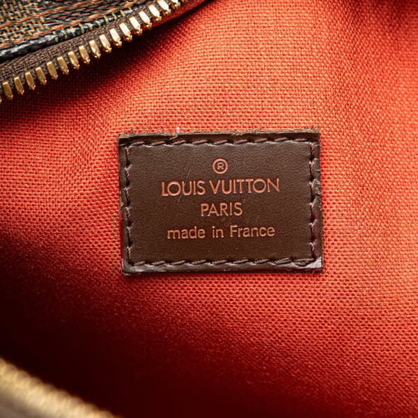 Pre-owned Louis Vuitton Damier Ebene Olav PM Brown