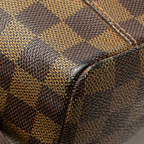 Pre-owned Louis Vuitton Damier Ebene Olav PM Brown