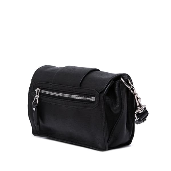 Pre-owned Versace Mini Goatskin Stardust Crossbody Black