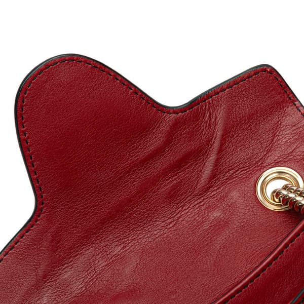Pre-owned Gucci Mini Microguccissima Emily Crossbody Red