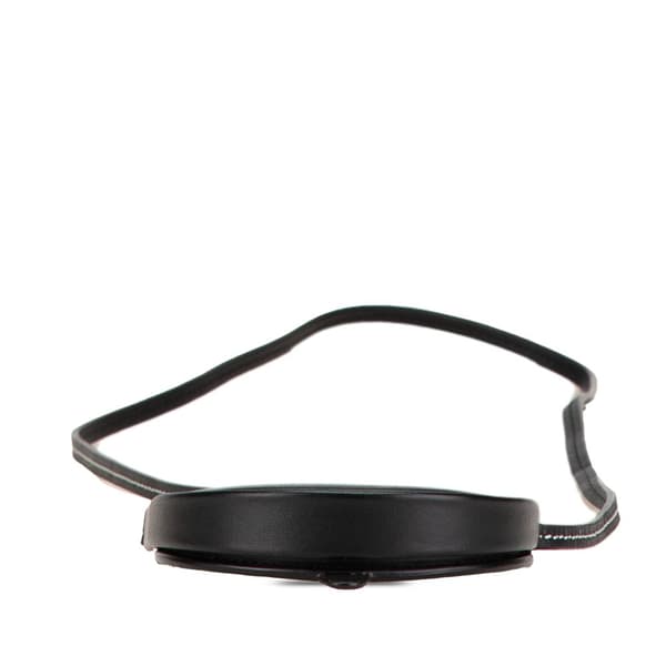 Pre-owned LOEWE Mini Soft Calfskin Heel Pouch Black