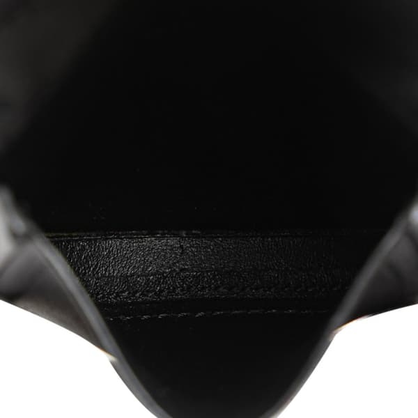 Pre-owned LOEWE Mini Soft Calfskin Heel Pouch Black