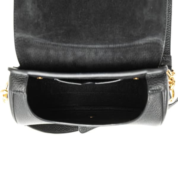 Pre-owned Dior Large Grained Calfskin Bobby Crossbody Black