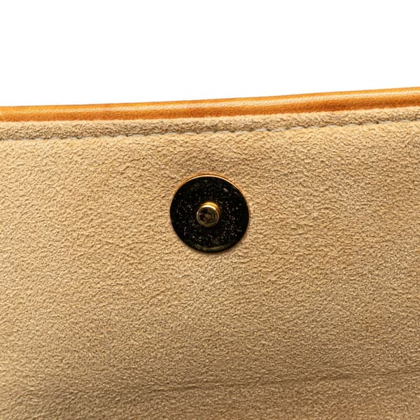 Pre-owned Louis Vuitton Monogram Pochette Twin PM Brown