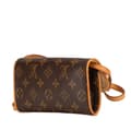 Miniatyrbilde 2 av 10: Pre-owned Louis Vuitton Monogram Pochette Twin PM Brown