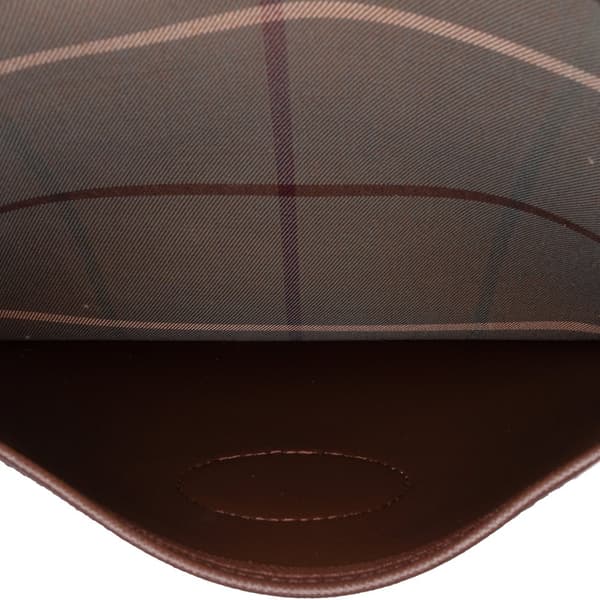 Pre-owned Burberry Vintage Check Canvas Crossbody Brown