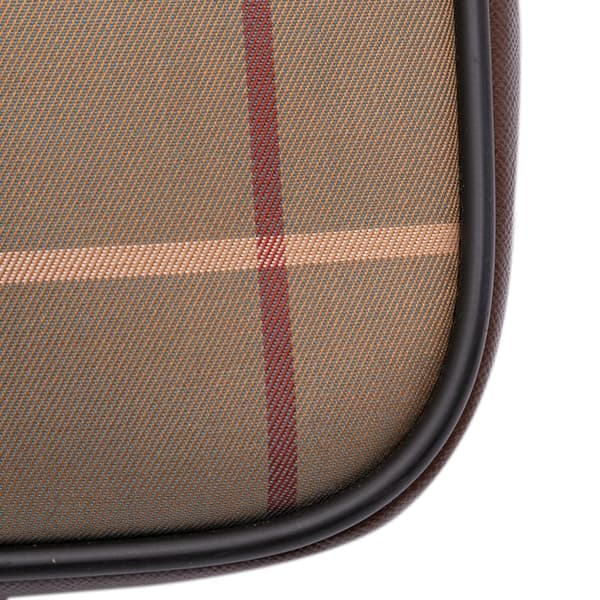 Pre-owned Burberry Vintage Check Canvas Crossbody Brown