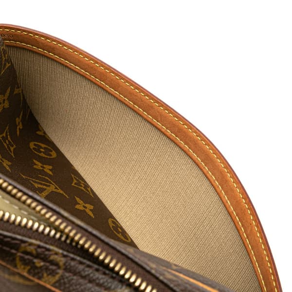 Pre-owned Louis Vuitton Monogram Reporter PM Brown