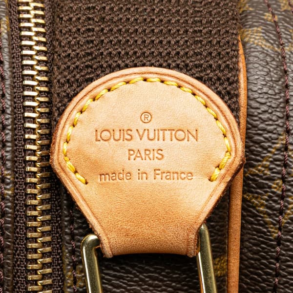 Pre-owned Louis Vuitton Monogram Reporter PM Brown