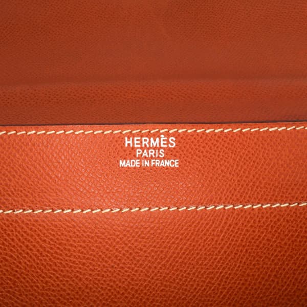 Pre-owned Hermès Epsom Kelly Depeches 38 Brown