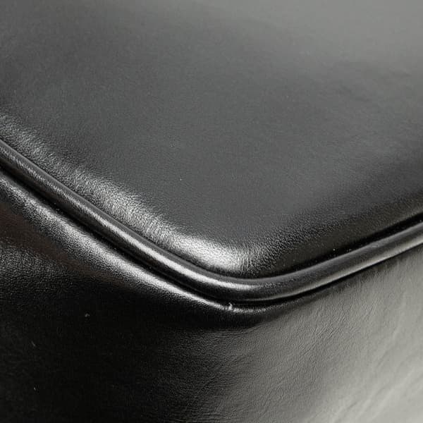 Pre-owned Ferragamo Leather Gancini Crossbody Black