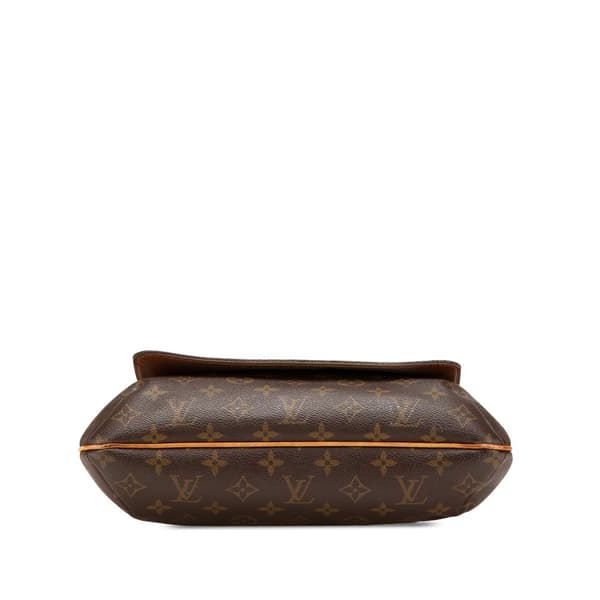Pre-owned Louis Vuitton Monogram Musette Salsa GM Brown