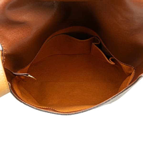 Pre-owned Louis Vuitton Monogram Musette Salsa GM Brown