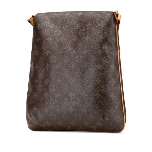 Pre-owned Louis Vuitton Monogram Musette Salsa GM Brown