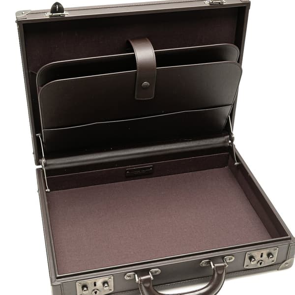 Pre-owned Bottega Veneta Nappa Intrecciato Attache Briefcase Brown