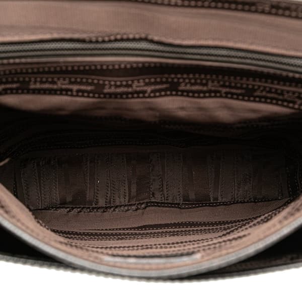 Pre-owned Ferragamo Leather Messenger Bag Brown