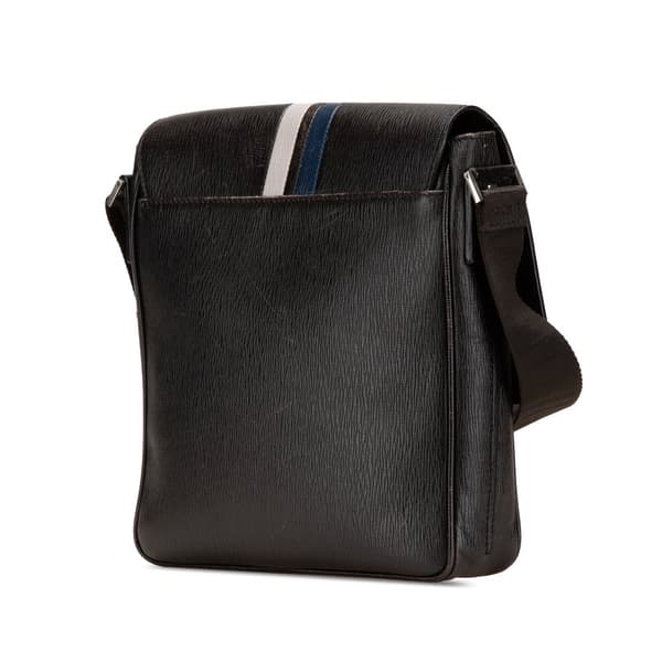 Pre-owned Ferragamo Leather Messenger Bag Brown
