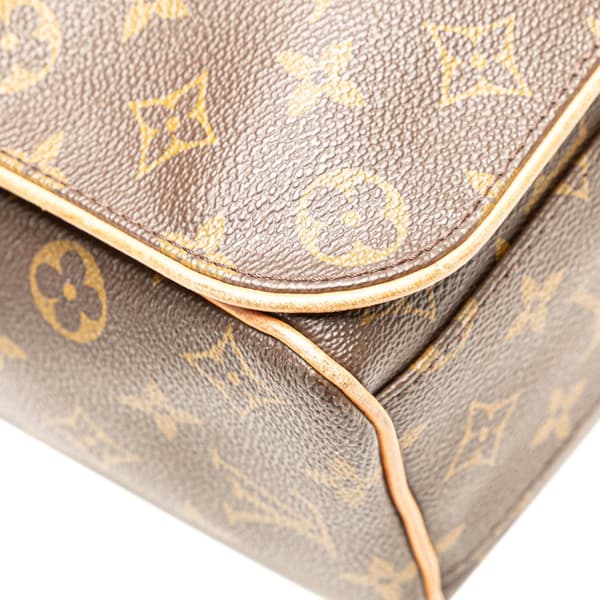 Pre-owned Louis Vuitton Monogram Abbesses Brown