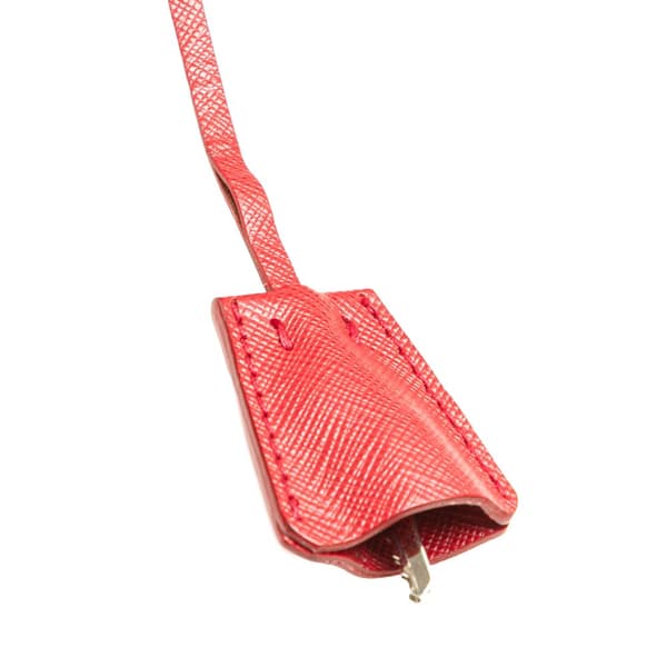 Pre-owned Prada Saffiano Buckle Camera Bag Red