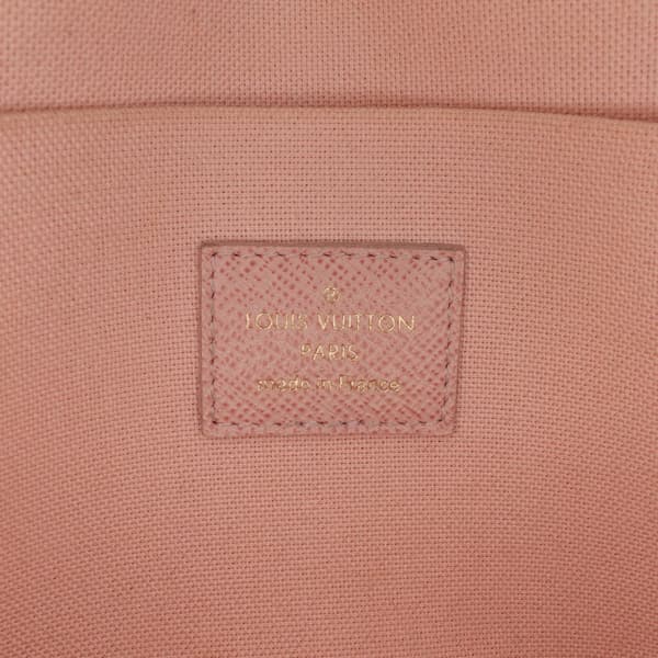 Pre-owned Louis Vuitton Damier Azur Pochette Felicie White