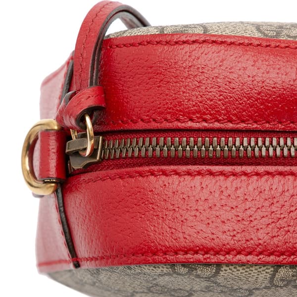 Pre-owned Gucci GG Supreme Web Neo Vintage Crossbody Brown