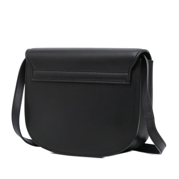 Pre-owned Saint Laurent Medium Leather Monogram Kaia Crossbody Black