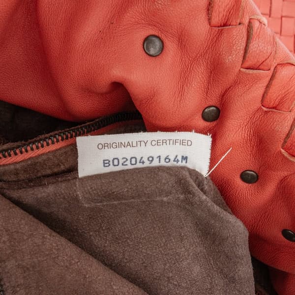 Pre-owned Bottega Veneta Nappa Intrecciato Crossbody Orange