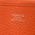 Miniatyrbild 6 av 10: Pre-owned Hermès Clemence Evelyne III PM Orange
