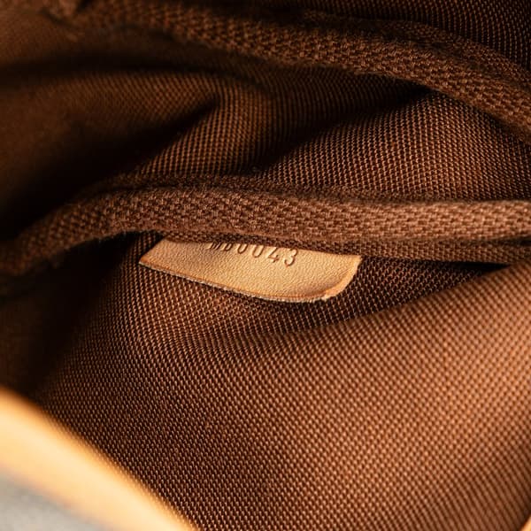 Pre-owned Louis Vuitton Monogram Saumur 30 Brown