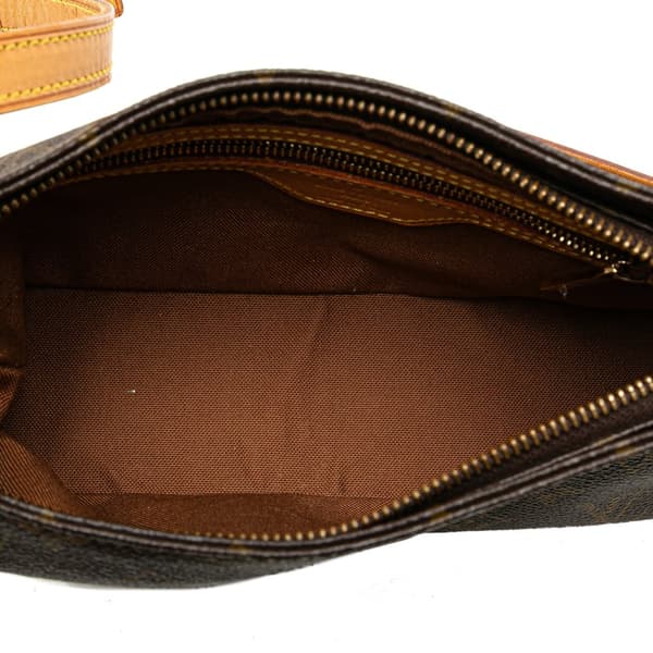 Pre-owned Louis Vuitton Monogram Trotteur Brown