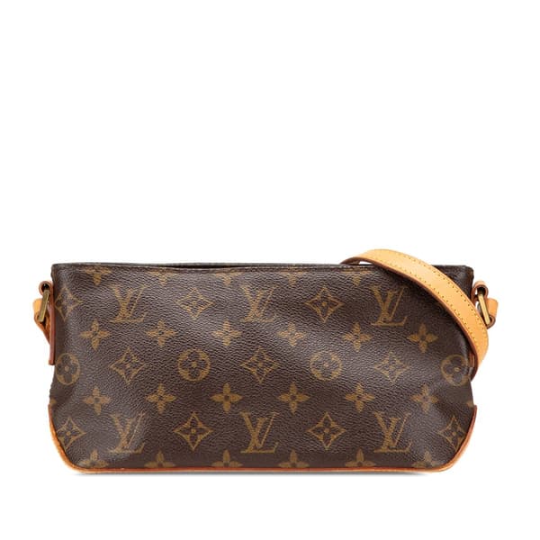 Pre-owned Louis Vuitton Monogram Trotteur Brown