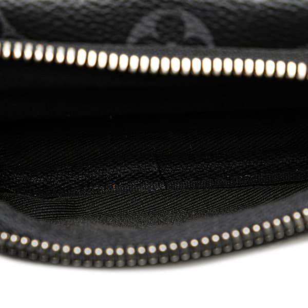 Pre-owned Louis Vuitton Monogram Eclipse Taigarama Outdoor Pouch Black