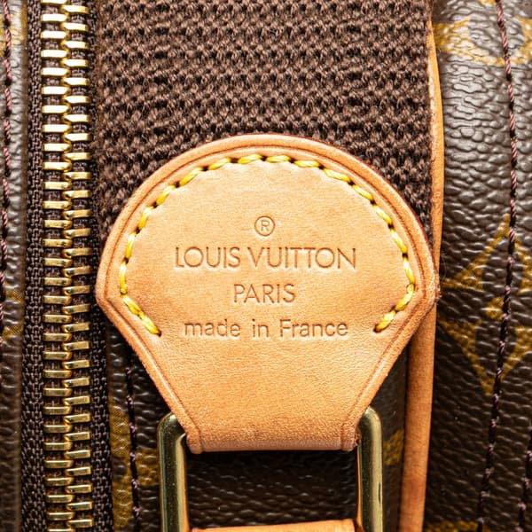 Pre-owned Louis Vuitton Monogram Reporter PM Brown