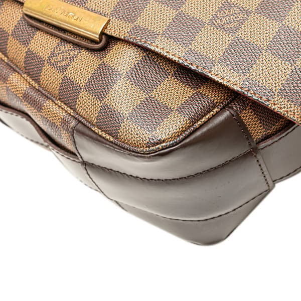 Pre-owned Louis Vuitton Damier Ebene Bastille Brown