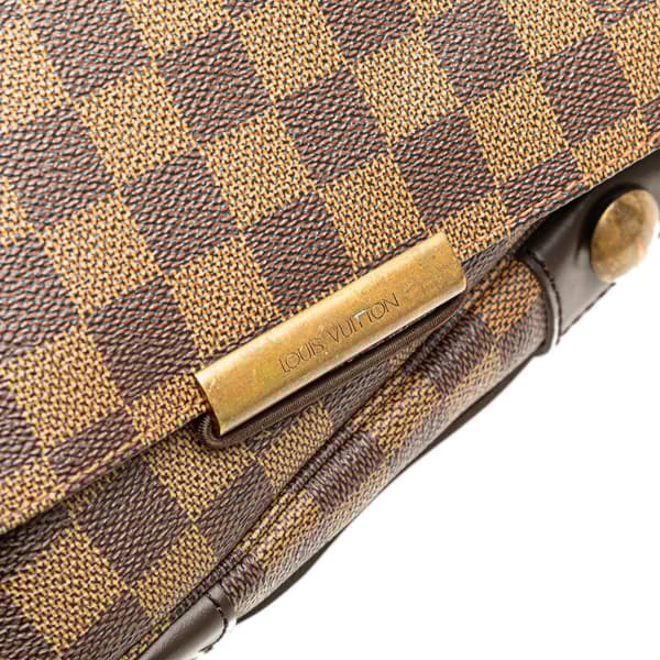 Pre-owned Louis Vuitton Damier Ebene Bastille Brown